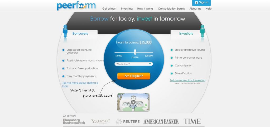 P2P lending companies - Peerform